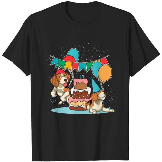 Discover Dog Birthday Party Dog Owner Pet Beagle - Beagle - T-Shirt