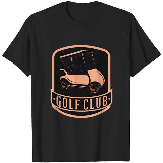 Discover Funny Golf Club Emblem - Golf Club - T-Shirt