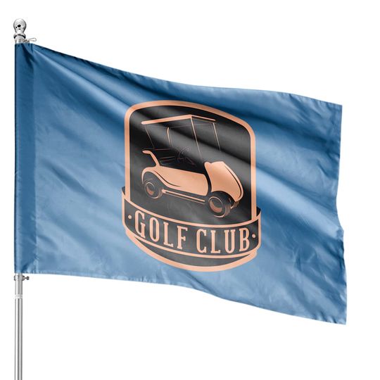 Discover Funny Golf Club Emblem - Golf Club - House Flags