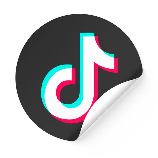 Discover Tik Tok Logo Sticker Stickers