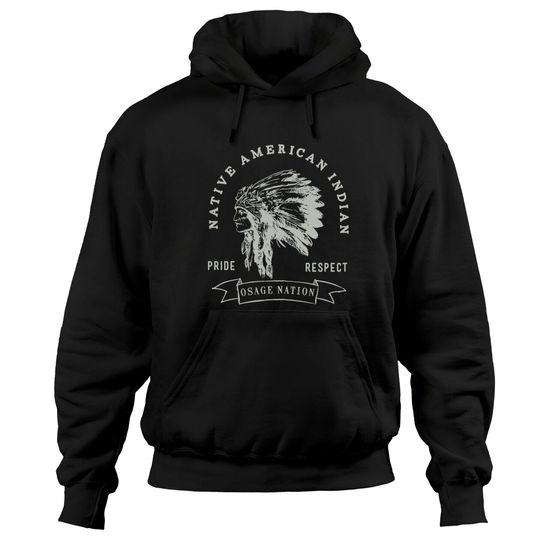 Discover Native American Indian Pride Respect Design Pullover Hoodie
