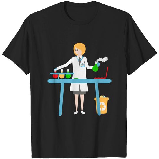 Discover Scientist at work - Scientist - T-Shirt