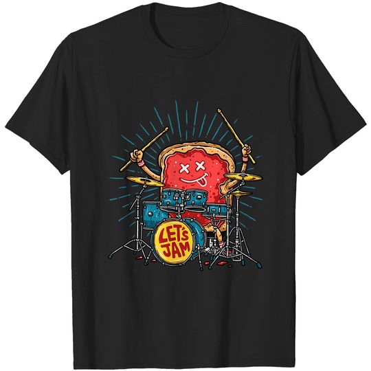 Discover Let's Jam - Drummer - T-Shirt