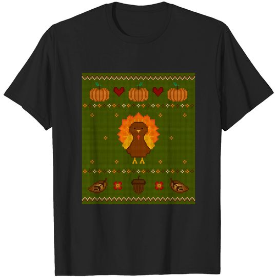 Discover Thanksgiving Turkey Day Knit - Ugly Holiday Sweater - T-Shirt
