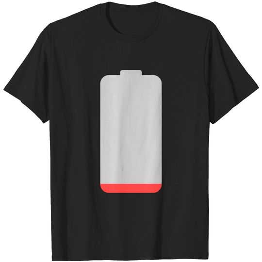 Discover Funny Halloween Low battery Matching group Costume - Halloween Low Battery Costume - T-Shirt