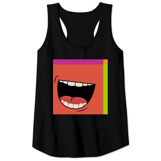 Discover Laughing face mask - Laughing Face Mask - Tank Tops