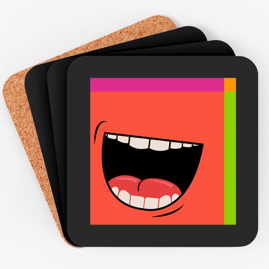 Discover Laughing face mask - Laughing Face Mask - Coasters