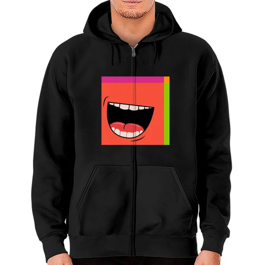 Discover Laughing face mask - Laughing Face Mask - Zip Hoodies