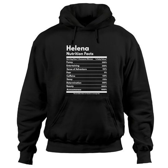 Discover Nutrition Facts Gift Personalized Name Pullover Hoodie