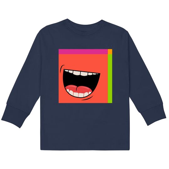 Discover Laughing face mask - Laughing Face Mask - Kids Long Sleeve T-Shirts