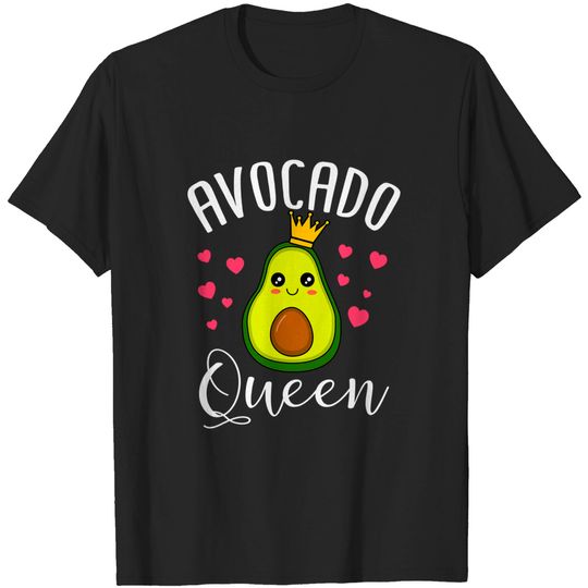 Discover Vegitable T-Shirt Cute Avocado Queen Funny Vegan Women