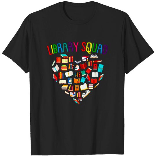 Discover Library Squad Librarian Bookworm Book Lover T-Shirt