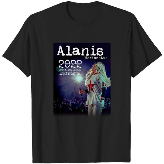 Discover Alanis Morrisette 2022 World Tour Shirt, Alanis Morrisette 25 Years Jagged Little Pill Tour 2022 T-Shirt