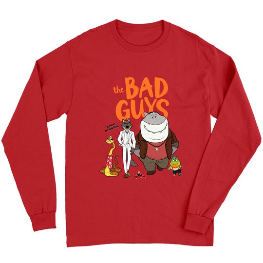 Discover The Bad Guys 2022 Film Movie Long Sleeves