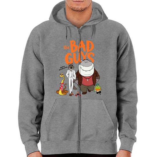 Discover The Bad Guys 2022 Film Movie Zip Hoodies