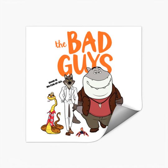 Discover The Bad Guys 2022 Film Movie Stickers