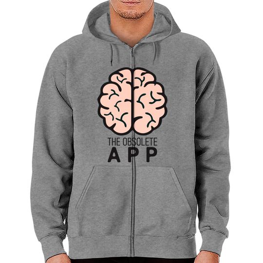 Discover The Obsolete App - App - Zip Hoodies