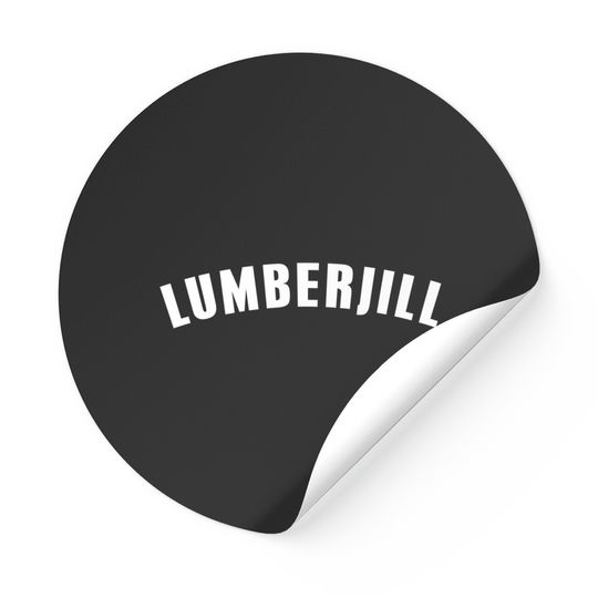 Discover Lumberjill Gift for Strong Women Pullover Stickers