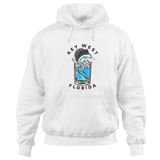 Discover Key West Florida Sailfish Hoodies