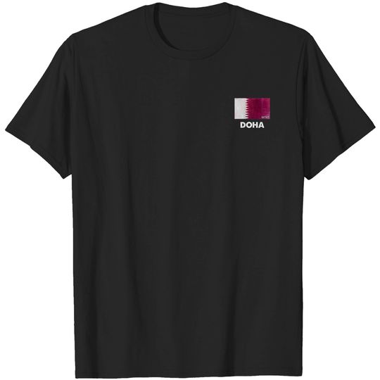 Discover Doha Qatar Flag T Shirt