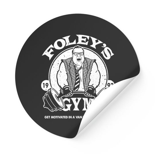 Discover Foley's Gym - Matt Foley - Stickers