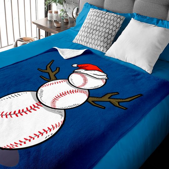 Discover Christmas Summer Baseball Snowman Party Baby Blankets