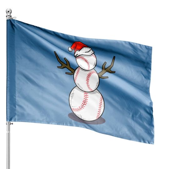Discover Christmas Summer Baseball Snowman Party House Flags