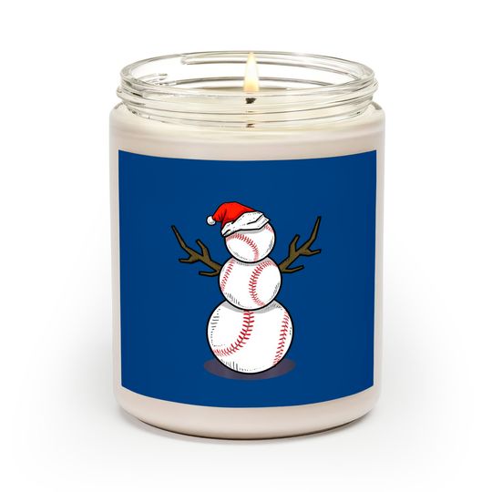 Discover Christmas Summer Baseball Snowman Party Scented Candles