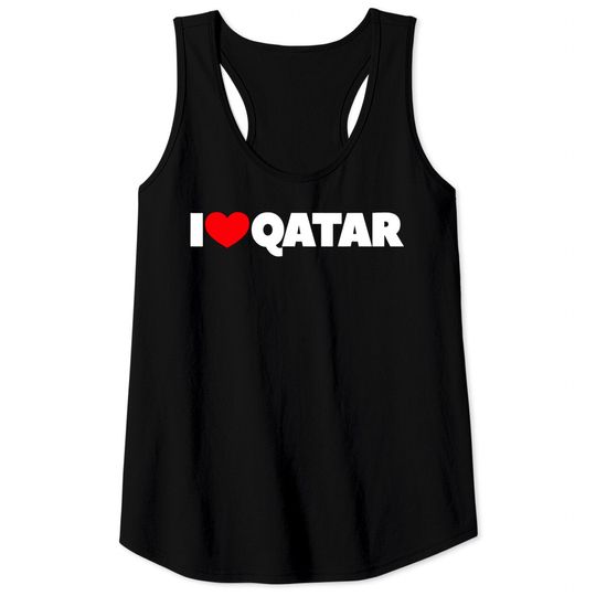 Discover I Love Qatar Tank Tops