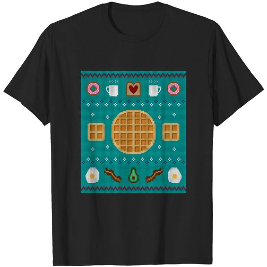 Discover Festive Brunch Knit - Ugly Holiday Sweater - T-Shirt