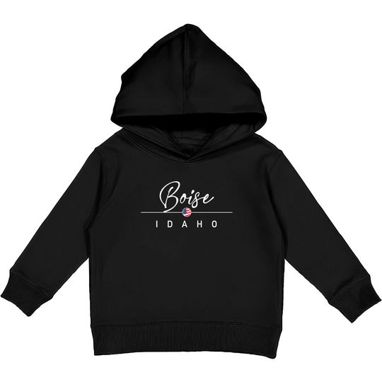 Discover Boise, Idaho Pullover Kids Pullover Hoodies