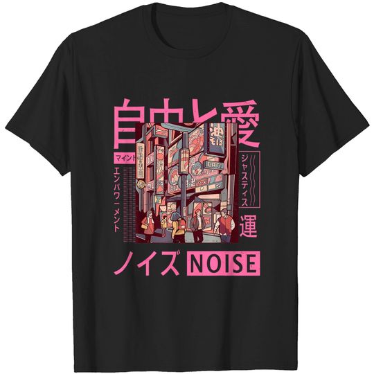 Discover City Aesthetic T-Shirt Vaporwave - Kawaii Aesthetic - Japanese Korean - Tokyo City