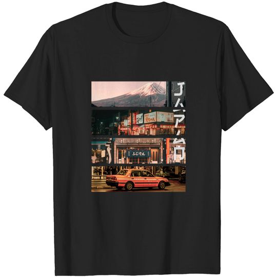 Discover City Aesthetic T-Shirt Aesthetic Style Vaporwave Japan 80s 90s Tokyo Osaka