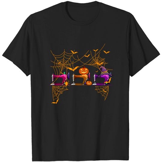 Discover Quilting Machine Halloween Quilting T-Shirt