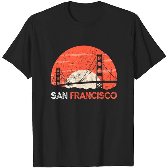 Discover San Francisco California Golden Gate Bridge T-Shirt