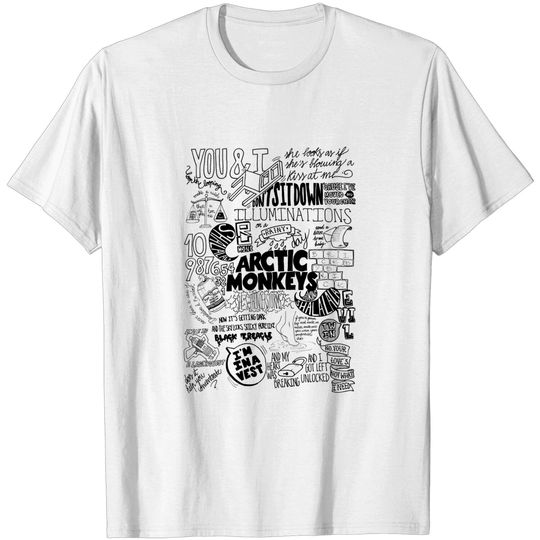 Discover Arctic Monkeys Suck it and See Art Tee