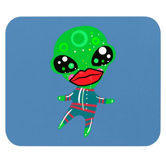 Discover Alien with Big Mouth Filter - Big Mouth Filter - Mouse Pads