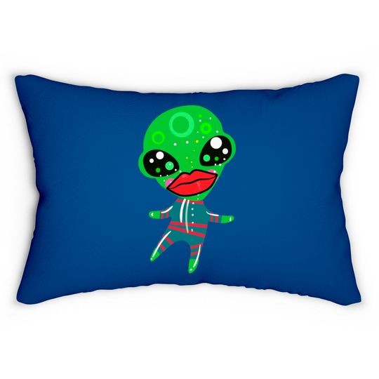 Discover Alien with Big Mouth Filter - Big Mouth Filter - Lumbar Pillows