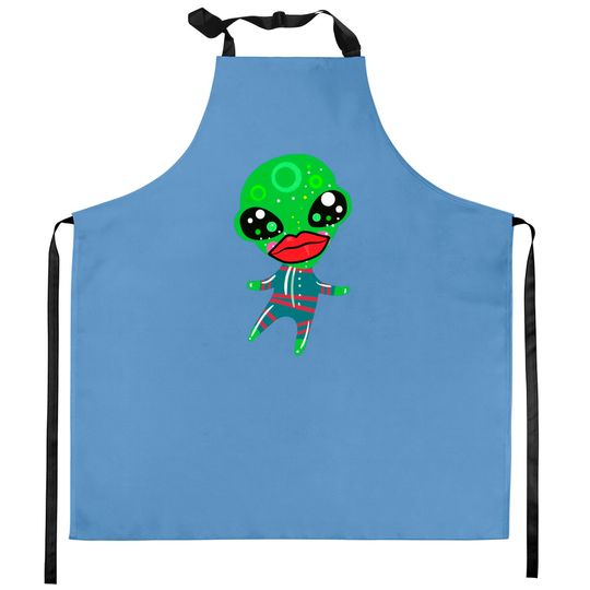 Discover Alien with Big Mouth Filter - Big Mouth Filter - Kitchen Aprons