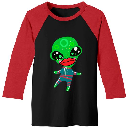 Discover Alien with Big Mouth Filter - Big Mouth Filter - Baseball Tees