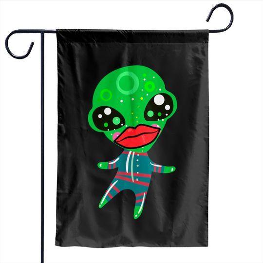 Discover Alien with Big Mouth Filter - Big Mouth Filter - Garden Flags