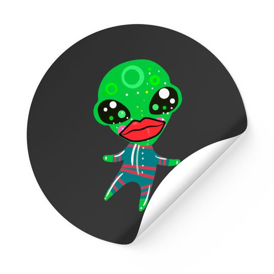 Discover Alien with Big Mouth Filter - Big Mouth Filter - Stickers