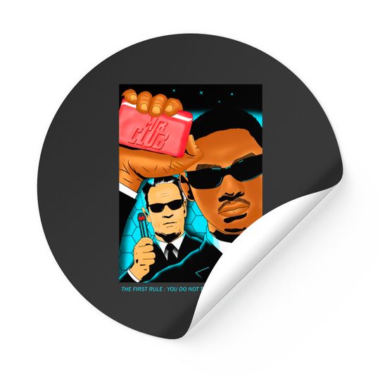 Discover mib club - Fight Club - Stickers