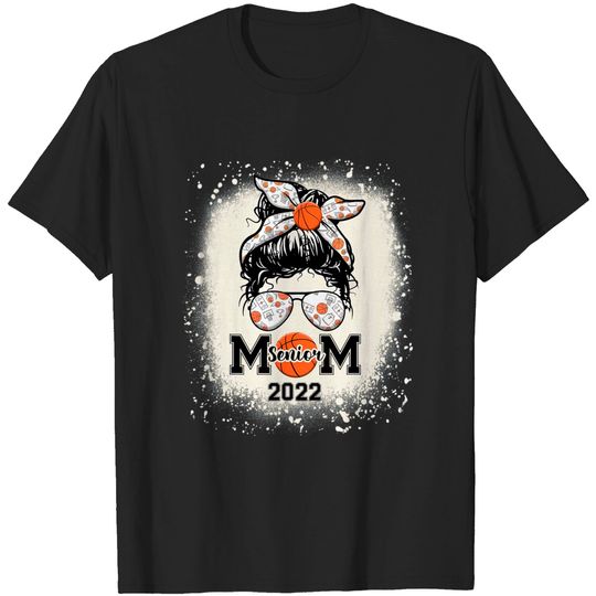 Discover Basketball Senior Mom 2022 - Messy bun T-Shirt