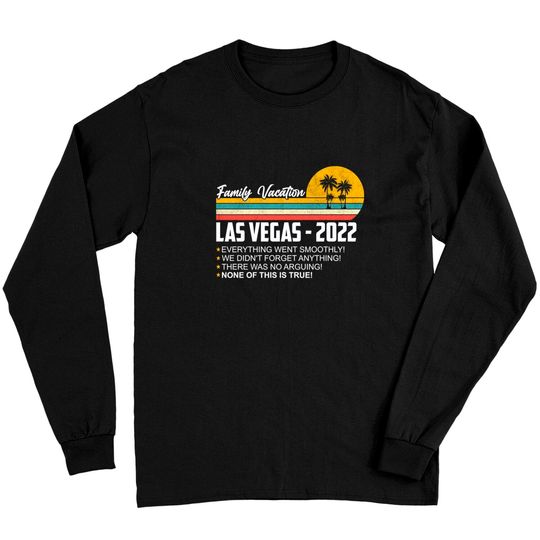 Discover Family Vacation Las Vegas 2022 Matching Family Trip Group Long Sleeves