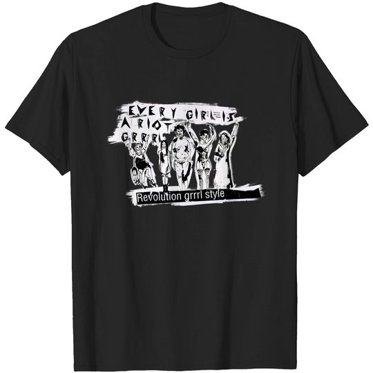 Discover Riot Grrrl - Riot Grrrl - T-Shirt