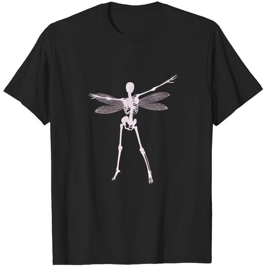 Discover Cottagecore Skeleton Fairy Aestetic With Wings Dancing T-Shirt