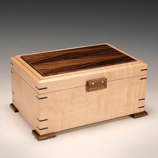 Discover Keepsake Wooden Box, Jewelry box, handmade item