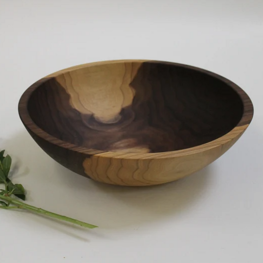 Discover Wooden Salad Bowl from Walnut Wood, Traditional Wood Bowl, Food Safe