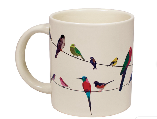 Discover Birds On A Wire Ceramic Novelty Coffee Mug